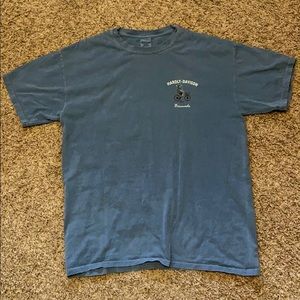 Blue Harley Davidson Bermuda Tee.